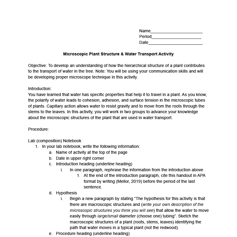 Writing Samples Photo